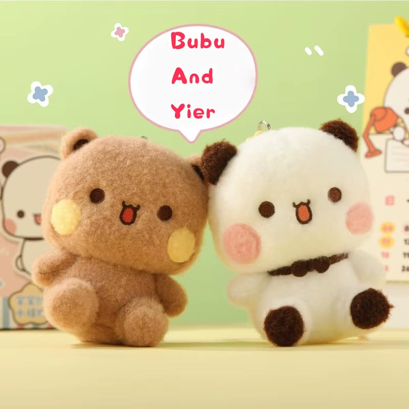Dudu bear plush keychain bag charm, photo 1