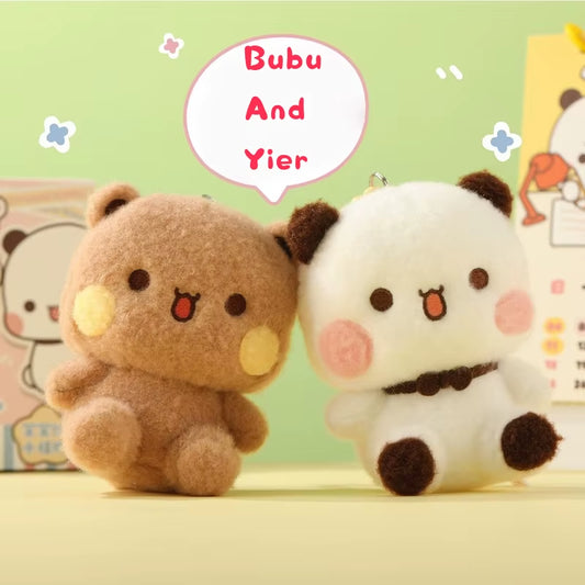 Dudu bear plush keychain bag charm, photo 1