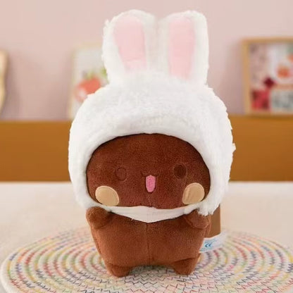 Hot 20Cm Panda Bubu and Yier Plush Toys Cross Dressing Doll Cartoon Panda Bubu and Dudu Various Styles Wear a Hat Plush Toys