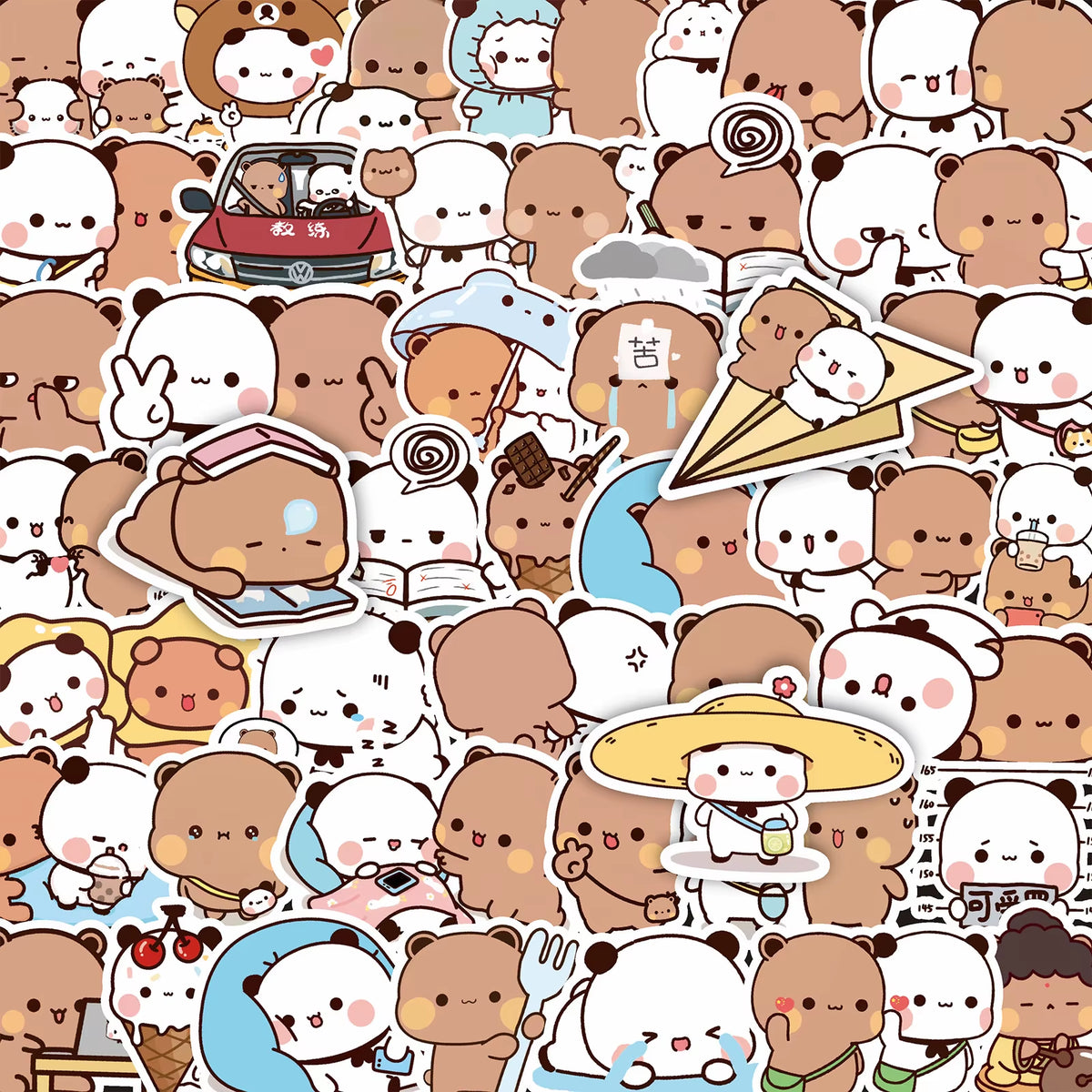 Bubu & Dudu Sticker Pack (100 Pcs)
