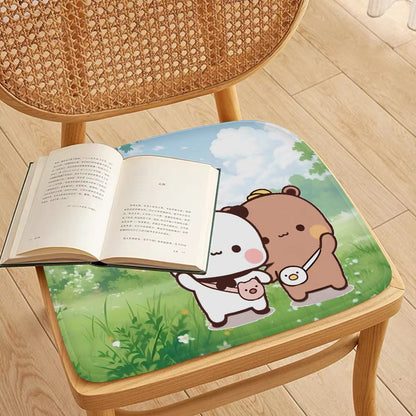 Bubu and Dudu Tie Rope Chair Cushion Soft Office Car Seat Comfort Breathable 45X45Cm Cushion Pads