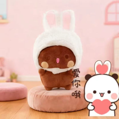 Hot 20Cm Panda Bubu and Yier Plush Toys Cross Dressing Doll Cartoon Panda Bubu and Dudu Various Styles Wear a Hat Plush Toys