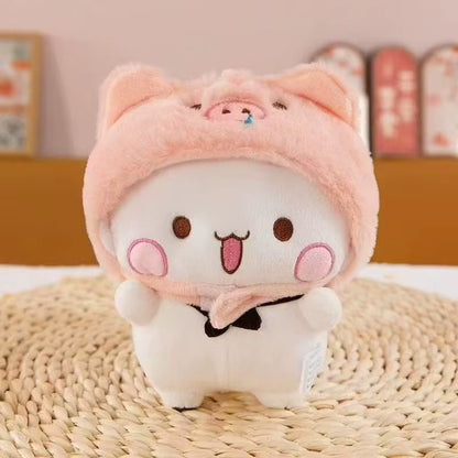 Hot 20Cm Panda Bubu and Yier Plush Toys Cross Dressing Doll Cartoon Panda Bubu and Dudu Various Styles Wear a Hat Plush Toys