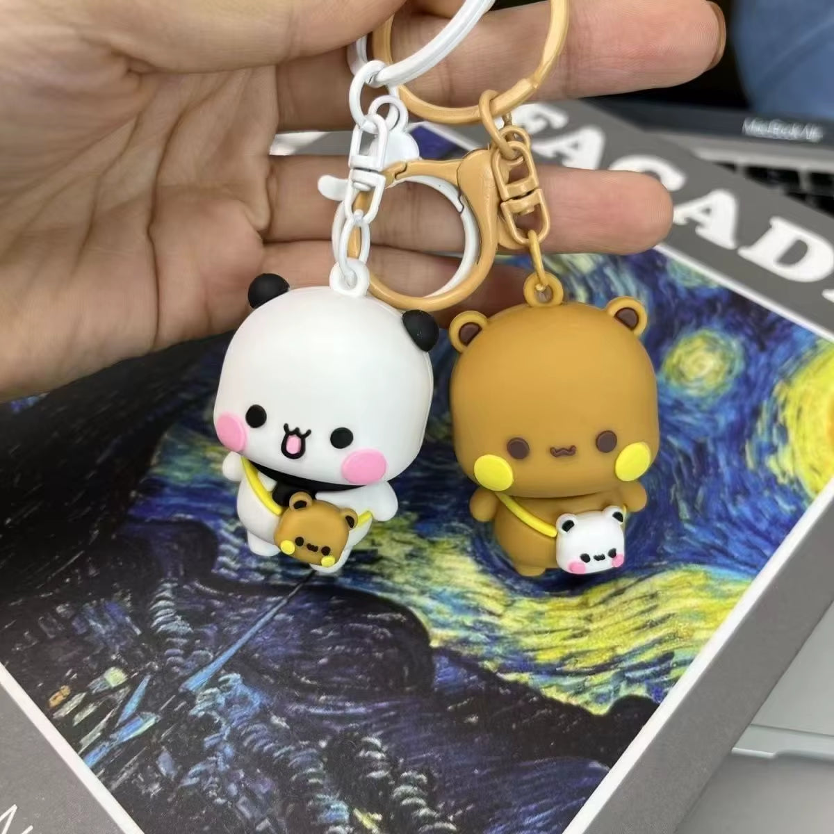Bubu & Dudu Keychain Duo