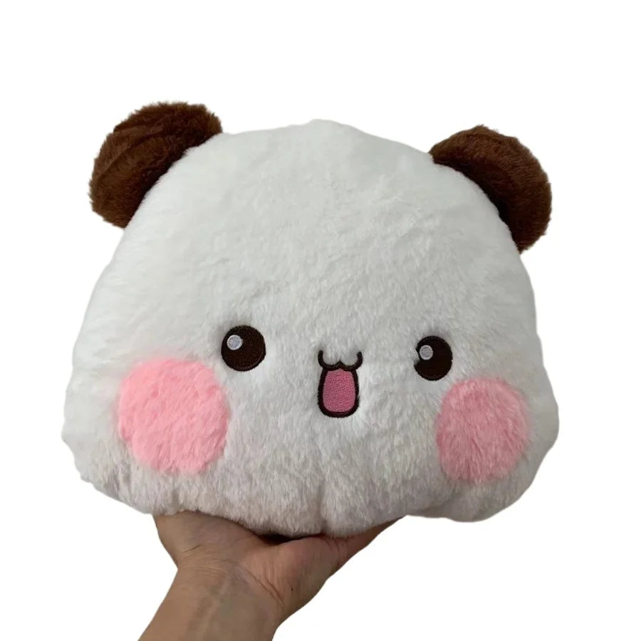Bubu Dudu Plush Panda Bear Pillow - Soft Cartoon Stuffed Toy for Home Décor and Car Cushion
