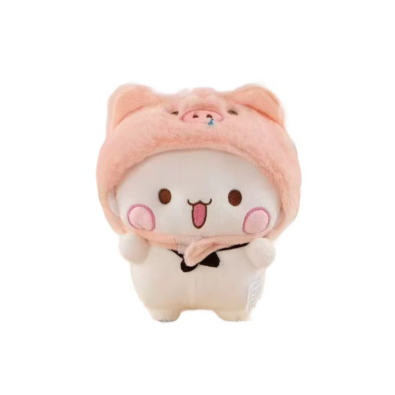 Hot 20Cm Panda Bubu and Yier Plush Toys Cross Dressing Doll Cartoon Panda Bubu and Dudu Various Styles Wear a Hat Plush Toys