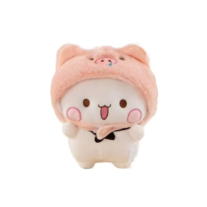Hot 20Cm Panda Bubu and Yier Plush Toys Cross Dressing Doll Cartoon Panda Bubu and Dudu Various Styles Wear a Hat Plush Toys