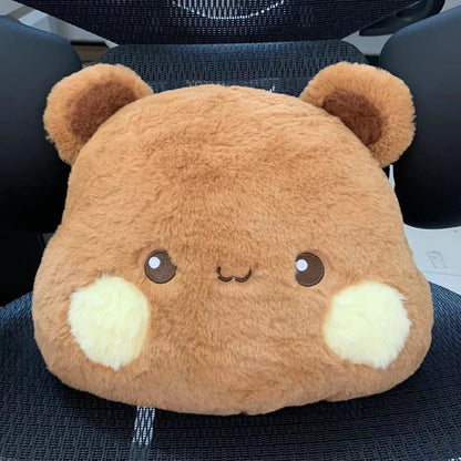 Bubu Dudu Plush Panda Bear Pillow - Soft Cartoon Stuffed Toy for Home Décor and Car Cushion