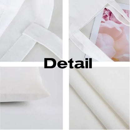 Bubu Dudu Anime Tote Bag Foldable Shopping Bag Tote Bag Aesthetic Fashion Canvas Reusable Shopping Bag Female