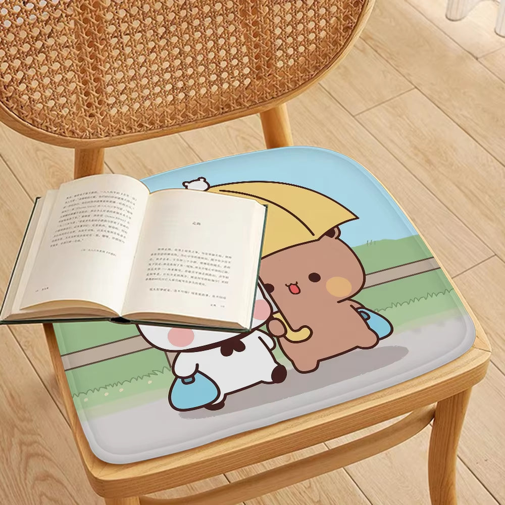 Bubu and Dudu Tie Rope Chair Cushion Soft Office Car Seat Comfort Breathable 45X45Cm Cushion Pads