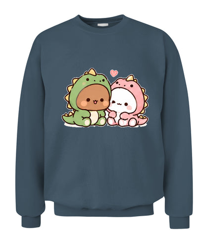 Unisex Crewneck Sweatshirt | Du&Bu Dinosaur