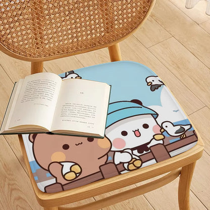 Bubu and Dudu Tie Rope Chair Cushion Soft Office Car Seat Comfort Breathable 45X45Cm Cushion Pads